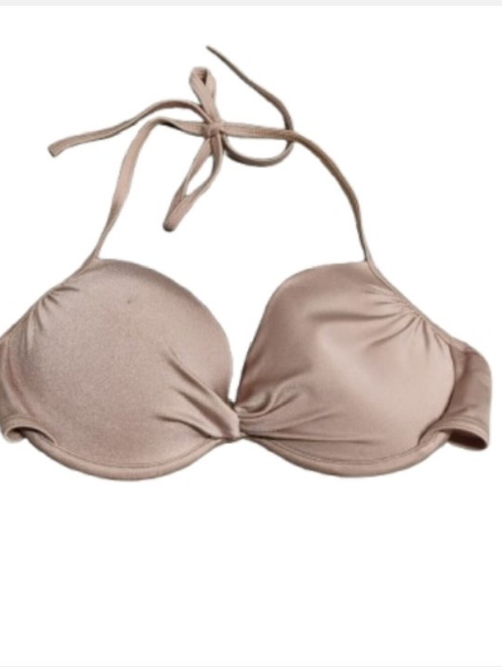 Victoria's Secret Push Up Halter Bikini Top Sz 34C